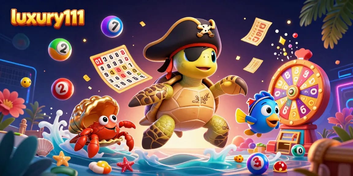 Experience gaming excitement with luxury111 featuring vibrant characters in a lively casino scene.