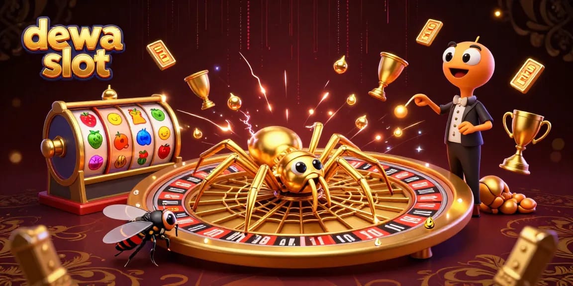 Experience thrilling betting action at dewa slot with vibrant 3D casino characters and dynamic elements.