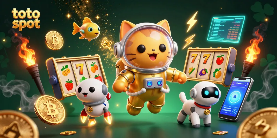 Engage with exciting toto slot games featuring animated characters and vibrant symbols in a cosmic scene.