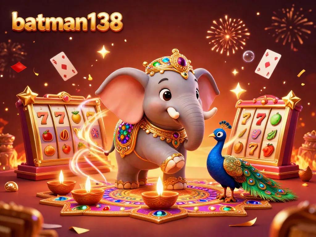 batman138 menang besar dengan simbol slot dan elemen kasino yang meriah