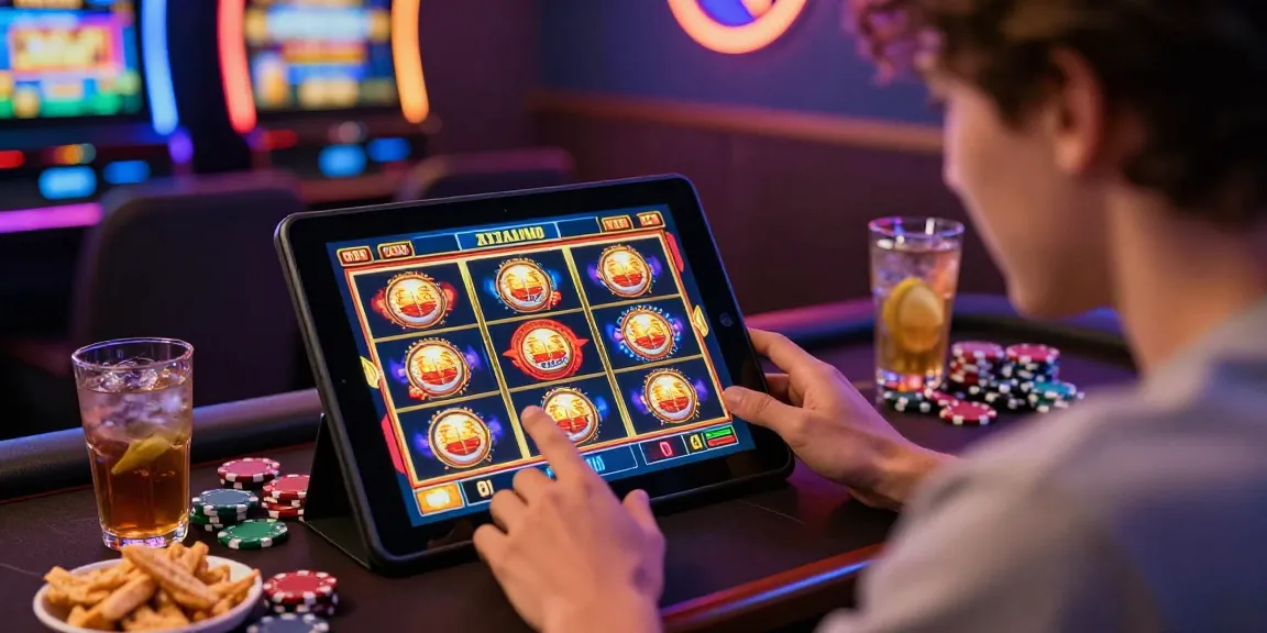 Pengalaman bermain slot online di 337sports dengan suasana nyaman dan dekorasi kasino yang menarik.