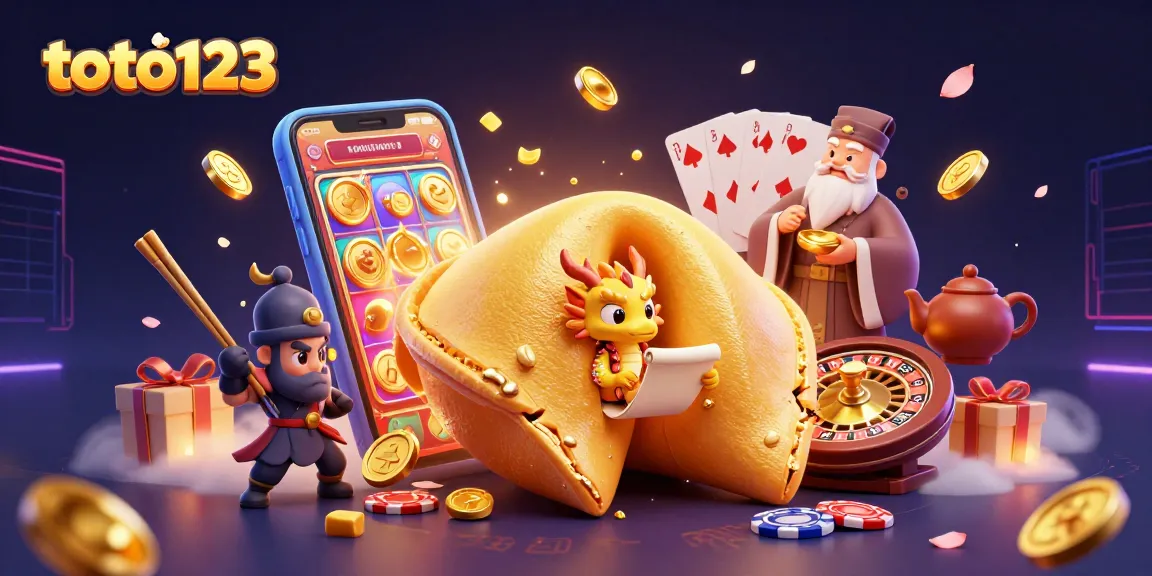 Spin colorful slots with toto123’s dynamic golden dragon fortune scene!