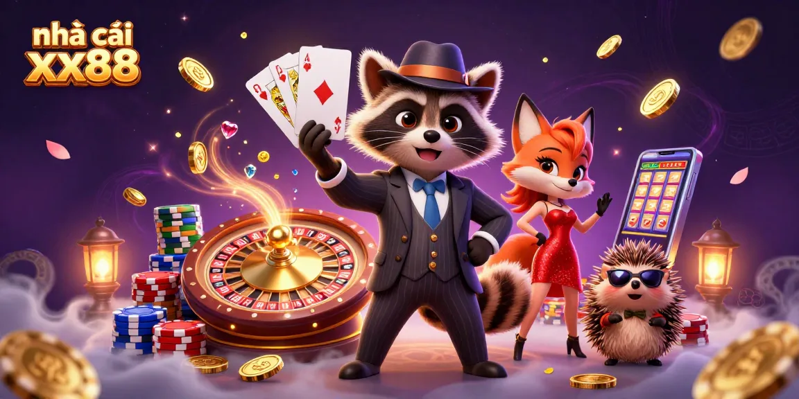 Experience thrilling gameplay at nhà cái xx88 with charming casino characters and dynamic elements.