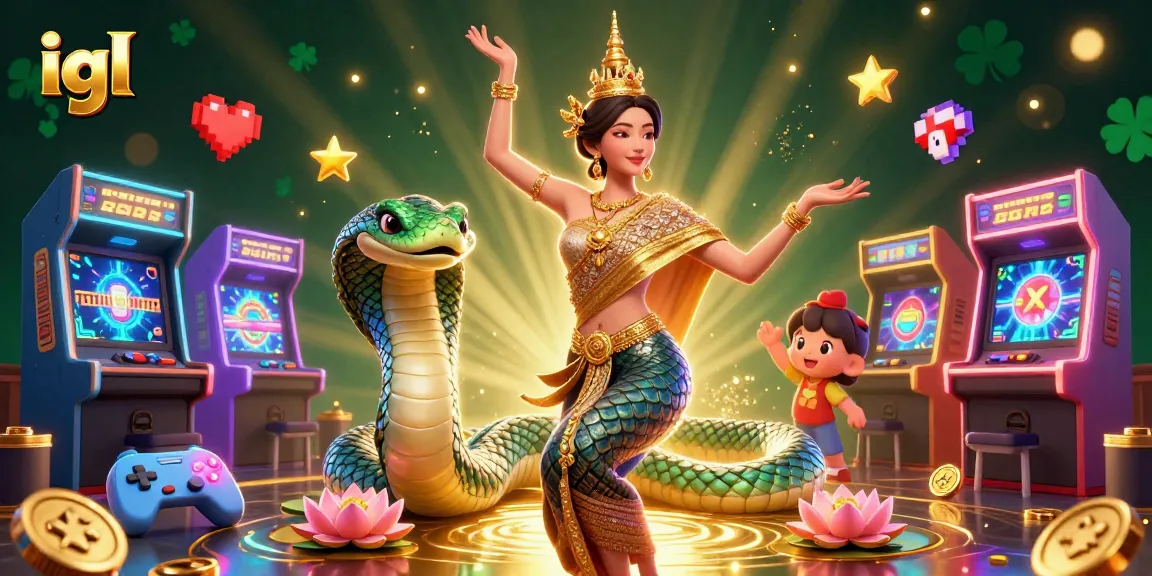 Experience thrilling gaming at igl with an Asian dance-inspired 3D casino scene featuring vibrant arcade elements.