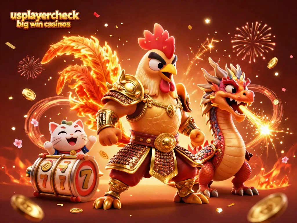 Experience thrilling big wins at usplayercheck big win casinos with vibrant 3D characters and festive elements.