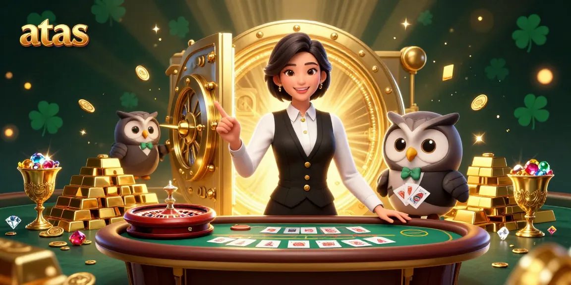 Experience the thrill of winning with atas at the luxurious baccarat table featuring a professional dealer.