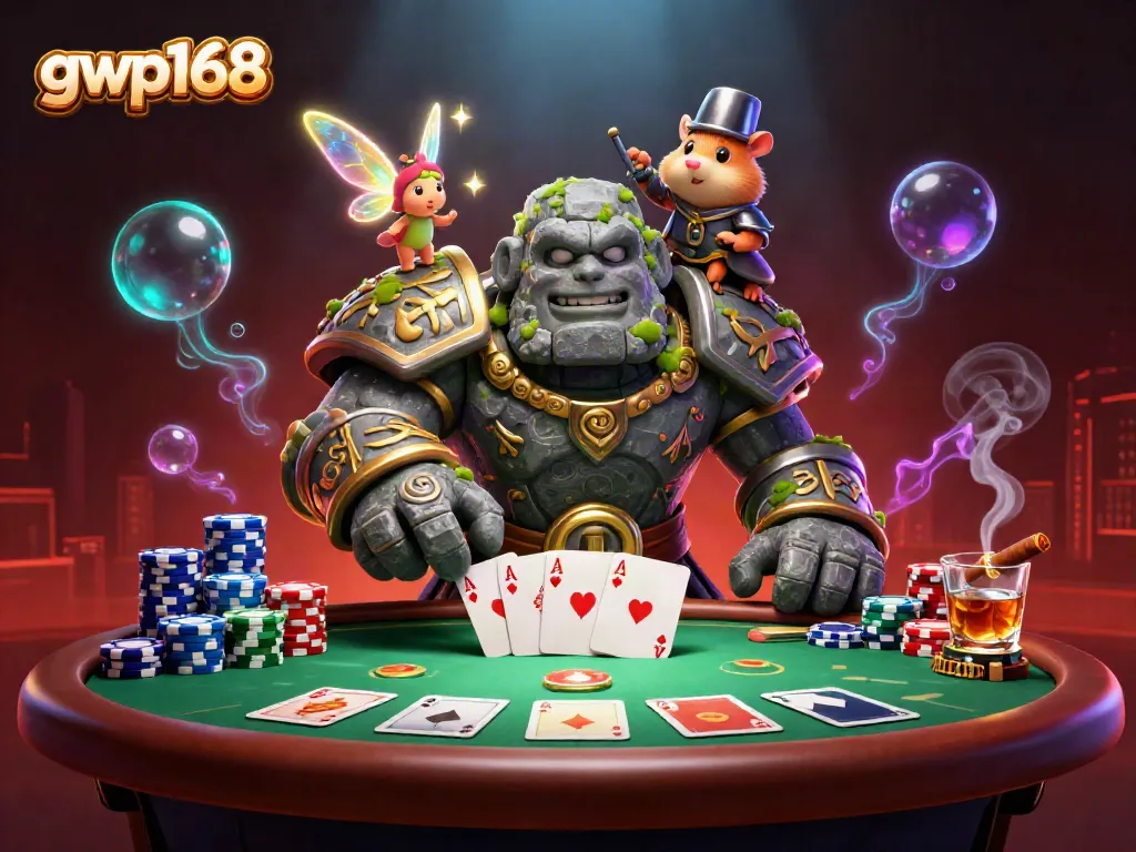 Gwp168 menawarkan pengalaman iGaming premium dengan karakter golem kuno dan halus yang dinamis di casino.