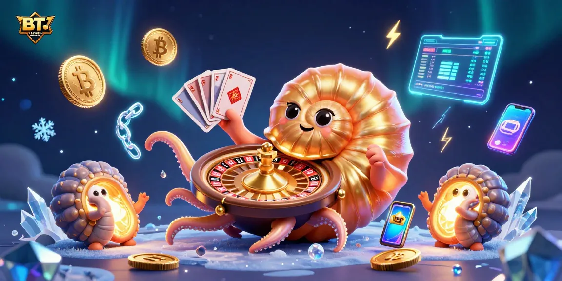 Engage with BTY0991's thrilling casino experience featuring a giant nautilus roulette.
