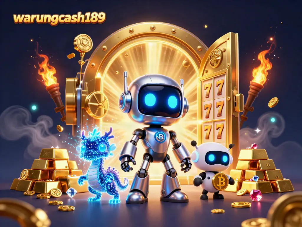 Spin to win with warungcash189 in an exciting online slots arena featuring vibrant visuals.