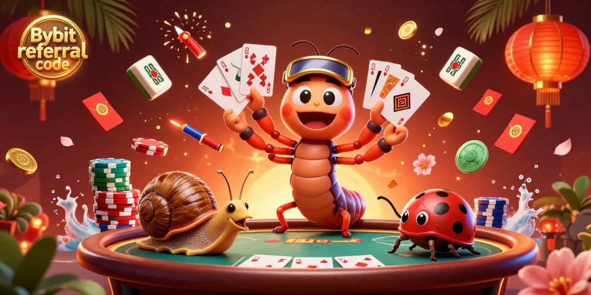 Players winning with the Bybit referral code while enjoying 3D poker action and vibrant casino elements