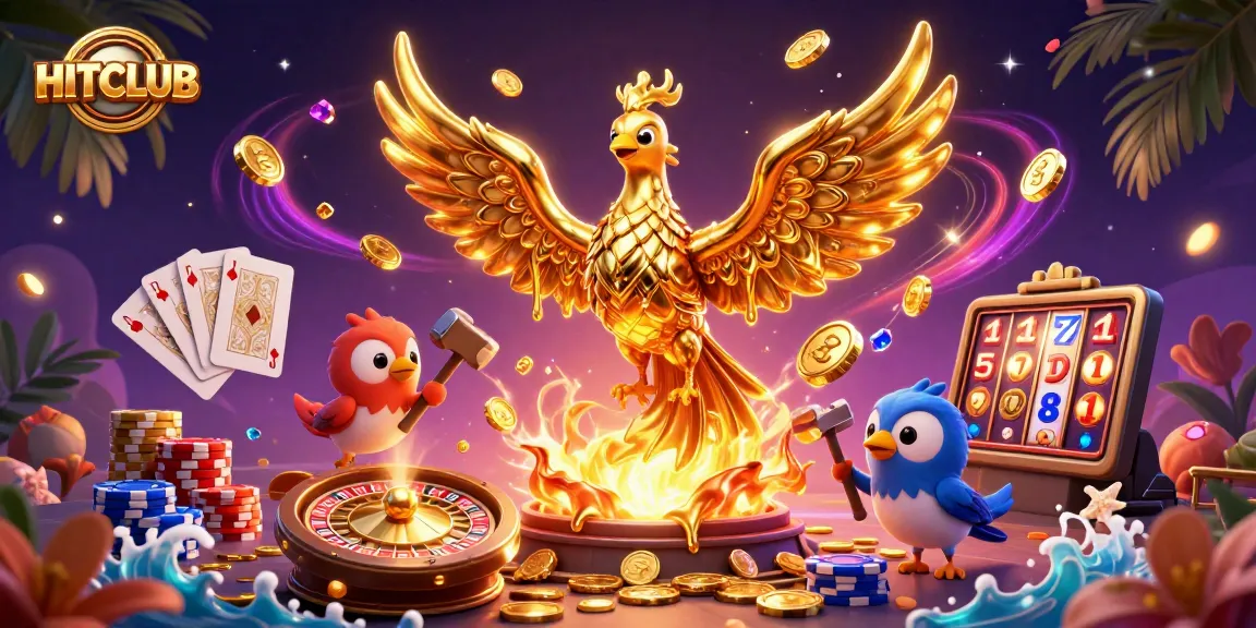Win big with HITCLUB while enjoying a dynamic casino experience featuring vibrant elements.