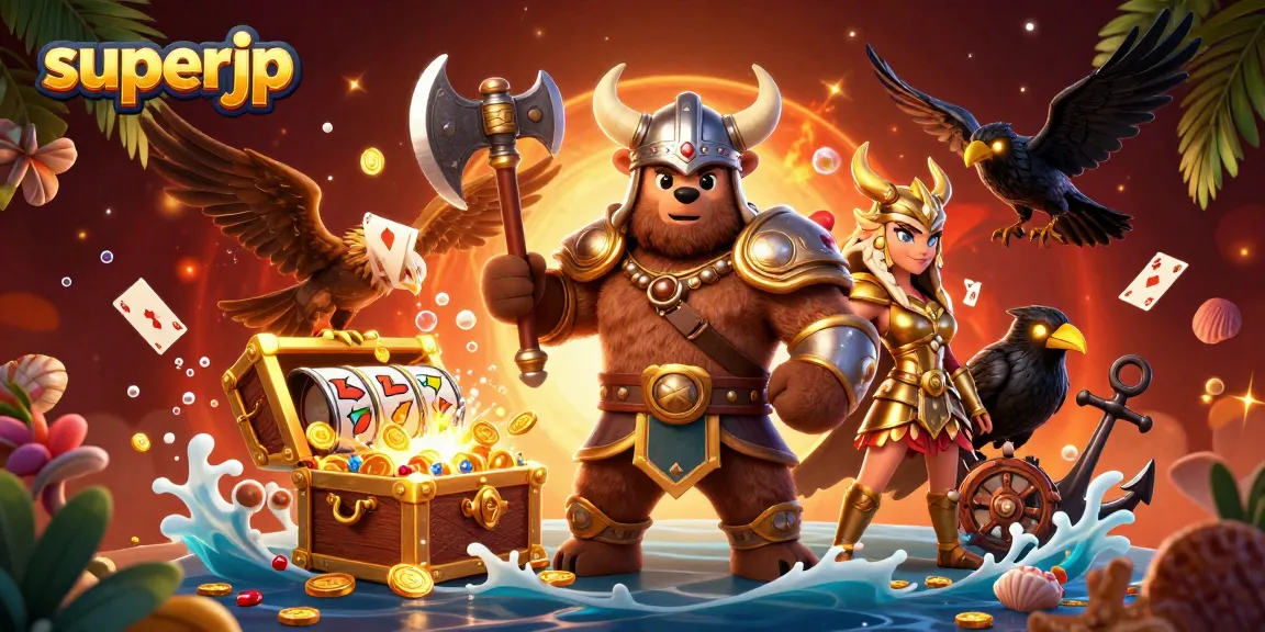 Engage with superjp's thrilling online slots featuring vibrant characters and exciting elements.