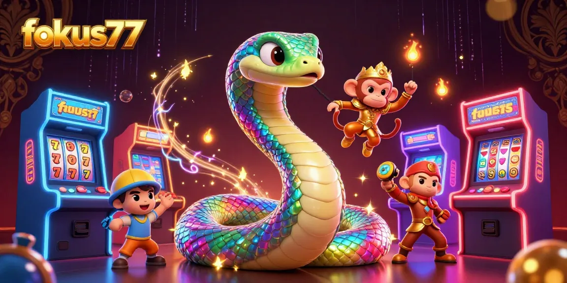 Experience the excitement of fokus777 with colorful arcade-style slots and casino adventure elements.