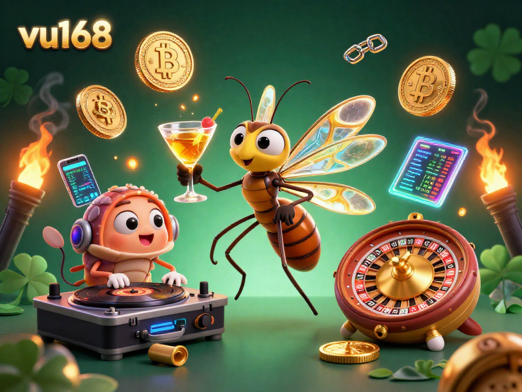Experience thrilling gameplay with vu168, featuring vibrant characters and dynamic casino elements that captivate players.