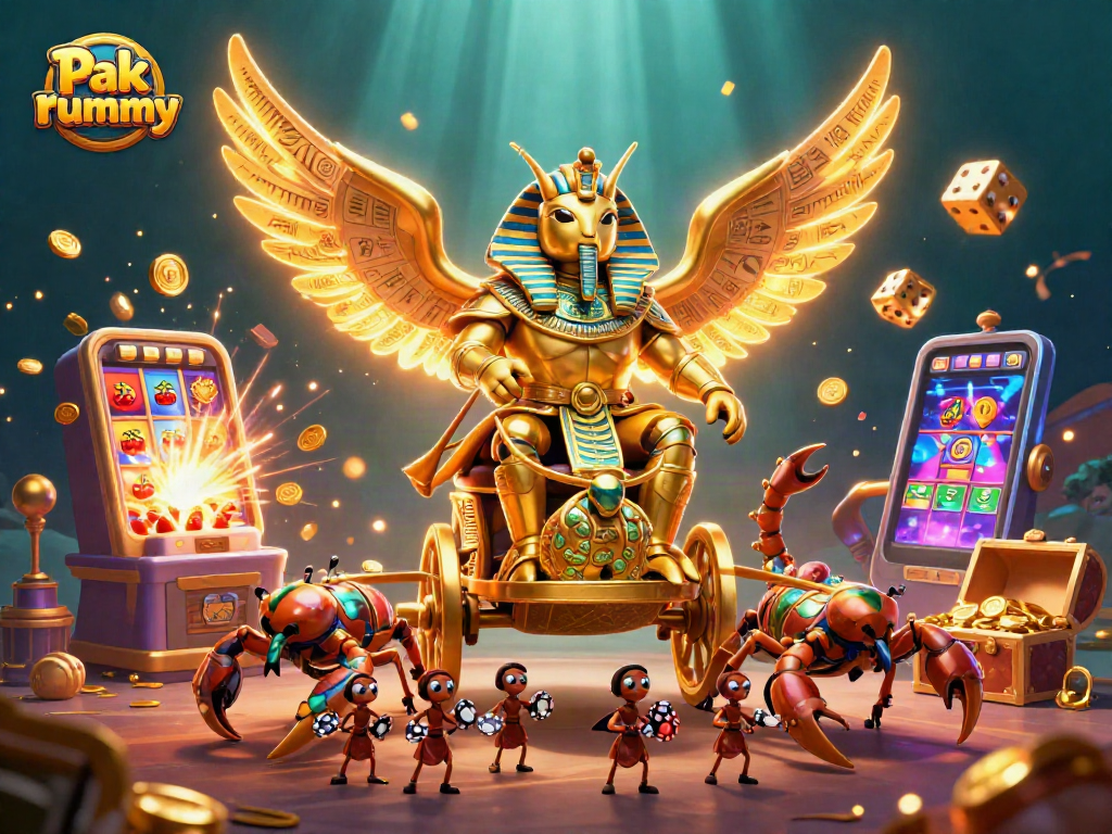 Engage with Pak rummy excitement through vibrant characters and dynamic casino elements.