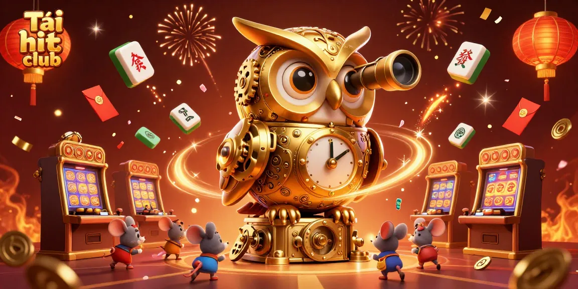 Engage with Tải hit club gaming experience in a vibrant casino-themed illustration.