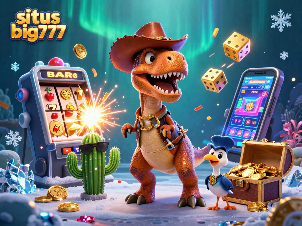 Spin to win at situs big777 with dynamic 3D casino characters and exciting gaming elements!