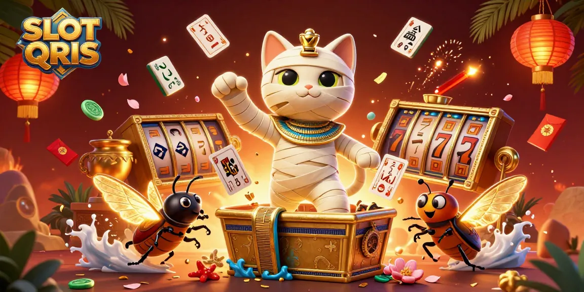 Experience thrilling gameplay with SLOT QRIS featuring vibrant characters and dynamic elements in a lively casino.