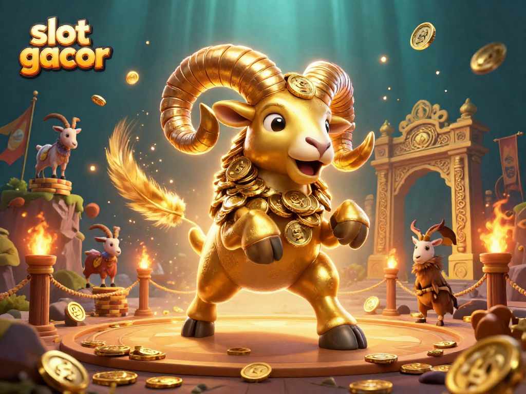 Spin and win with slot gacor in a vibrant 3D casino illustration showcasing excitement.