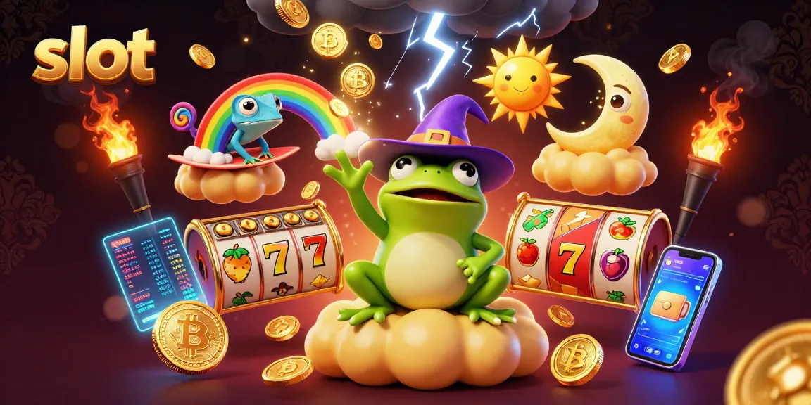 Memainkan slot dengan keberuntungan saat mengumpulkan koin emas dan simbol jackpot.