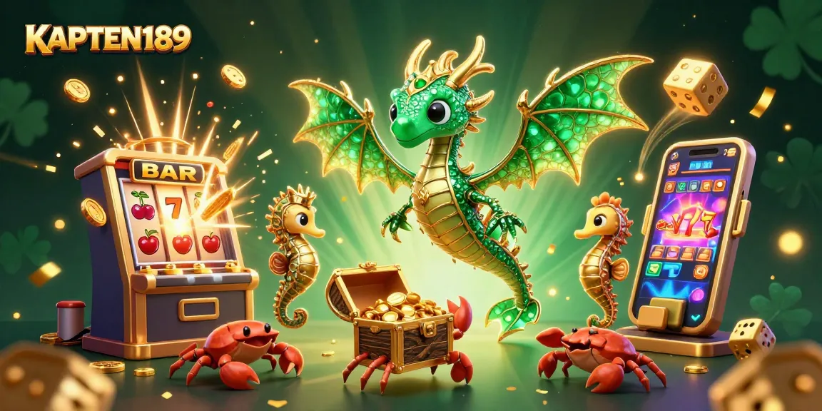 KAPTEN189 memberikan pengalaman taruhan slot online terbaik dengan ilustrasi cerah dari permainan jackpot yang menakjubkan.