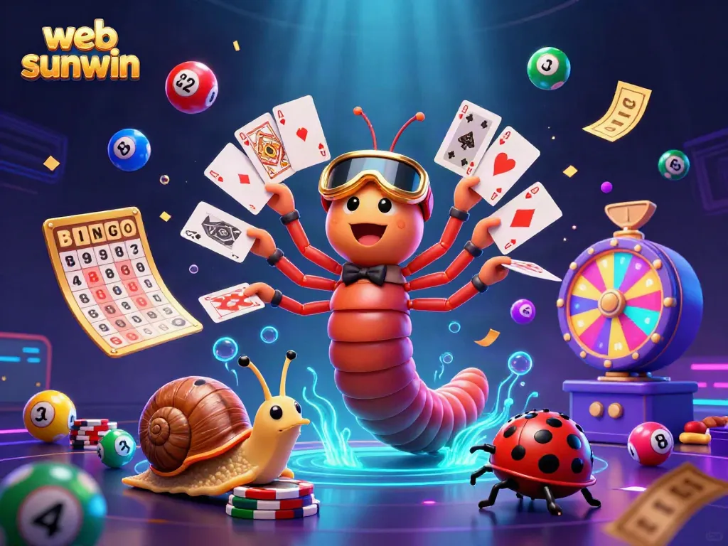 Experience the excitement of web sunwin with vibrant 3D casino characters and dynamic game elements.