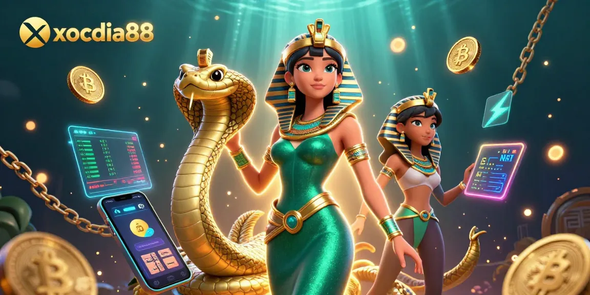 Play exciting games at xocdia88 with eye-catching characters and vibrant casino elements