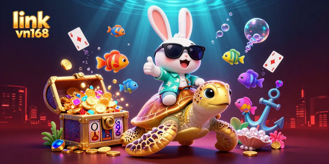 Engage in thrilling games at link vn168 with vibes from vibrant underwater treasure illustrations.