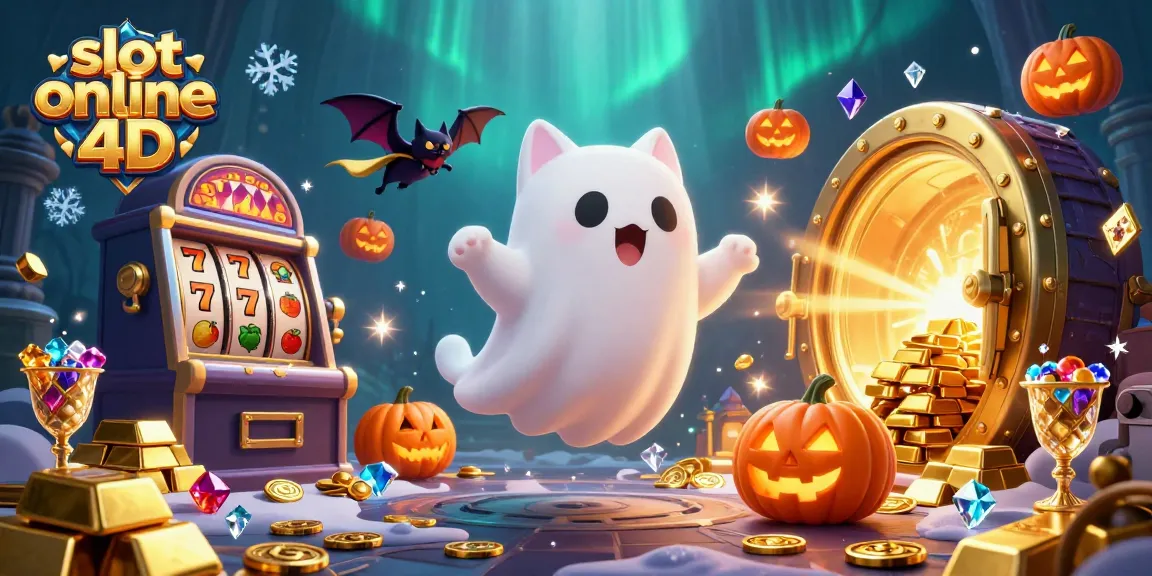 Play engaging games at slot online 4D with a spooky 3D casino theme featuring exciting elements.