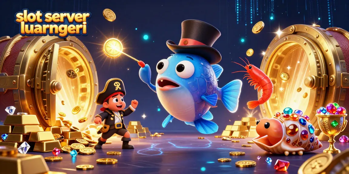 Engage with the slot server luar negeri featuring vibrant characters and golden treasures in an exciting underwater casino.