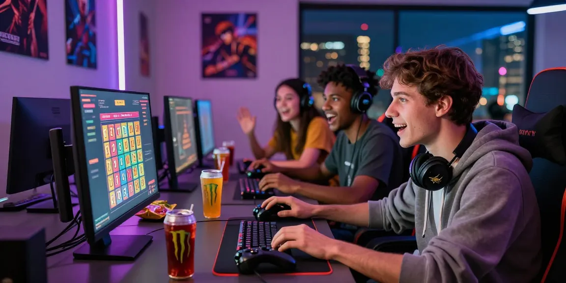 Pengalaman bermain dewatogel secara online dengan penggemar lotere yang bersemangat di ruang permainan modern.