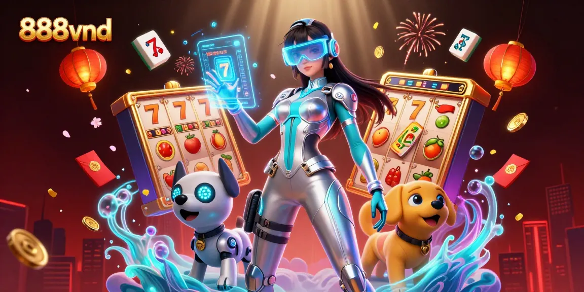 Engage in thrilling gameplay at 888vnd casino featuring vibrant 3D characters and dynamic elements.