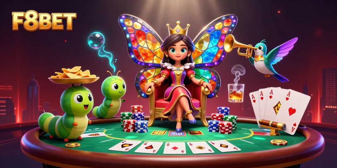 Experience thrilling gaming action at F8BET featuring vibrant casino characters and dynamic game elements.