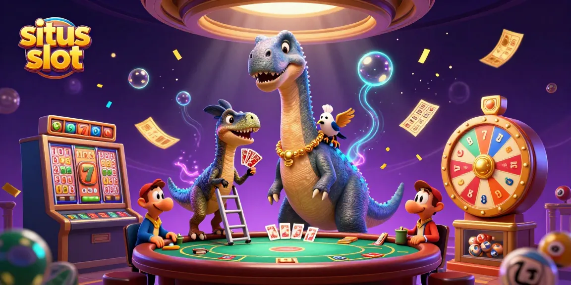 Menangkan jackpot di situs slot dengan mesin slot berwarna-warni yang menarik dan karakter lucu.