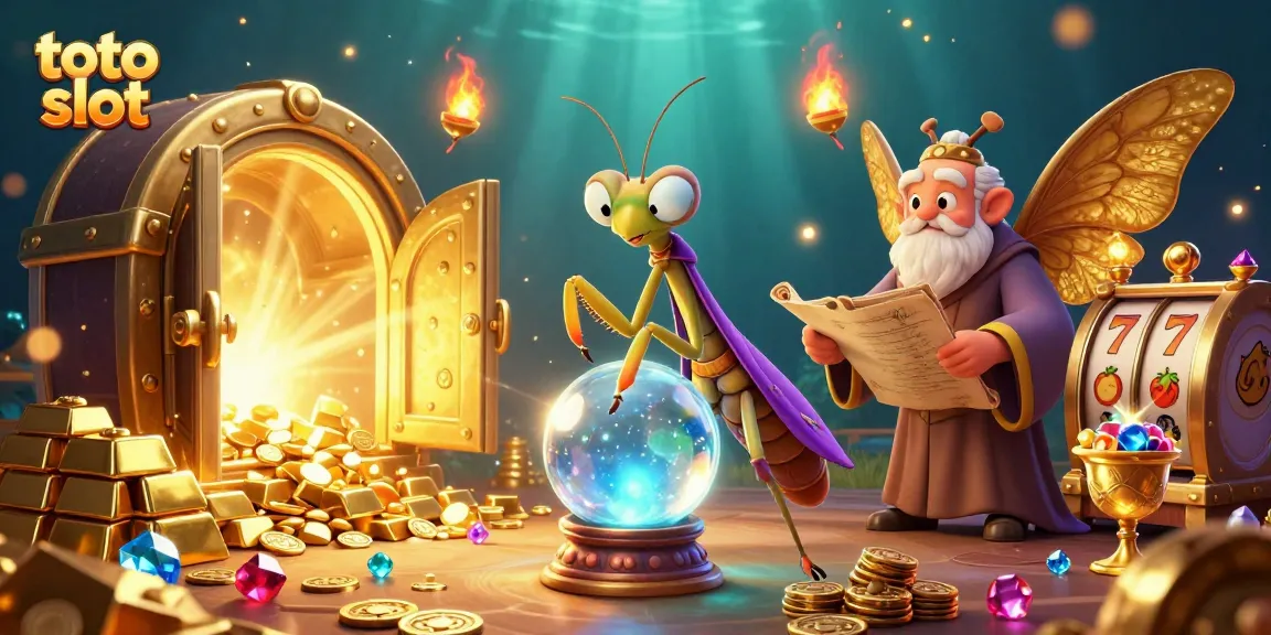 Engage with the thrilling world of toto slot gaming in this enchanting 3D illustration.