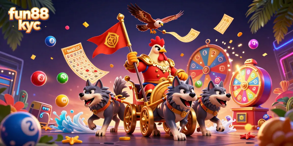 Khám phá fun88 kyc qua hình ảnh 3D đầy màu sắc và động lực cá cược