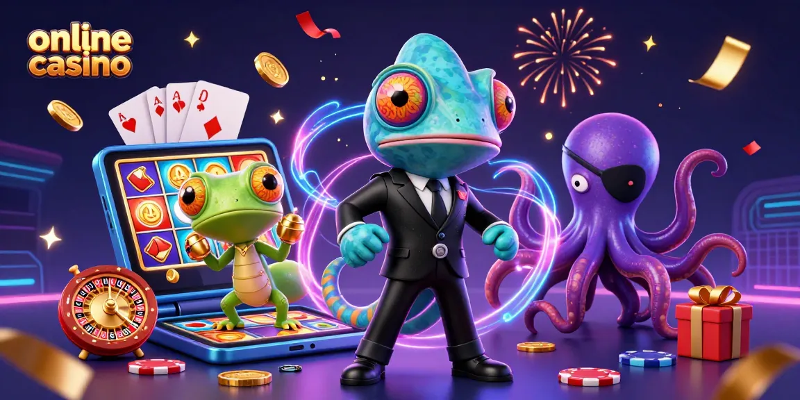 Engage with the vibrant online casino experience featuring dynamic characters and games.