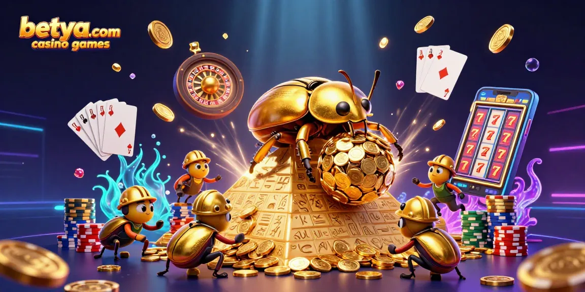 Experience exciting betya.com casino games with vibrant 3D characters and dazzling casino elements.