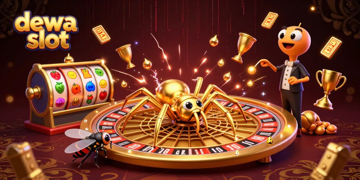 Experience thrilling betting action at dewa slot with vibrant 3D casino characters and dynamic elements.