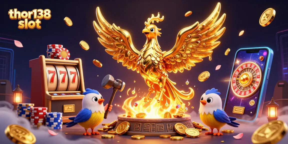 Jelajahi keseruan permainan thor138 slot dengan simbol keberuntungan dan kegembiraan judi yang memukau