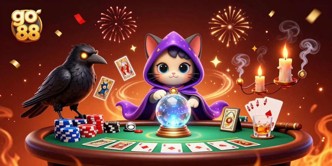Experience thrilling gameplay with go 88, featuring vibrant casino characters around a poker table.